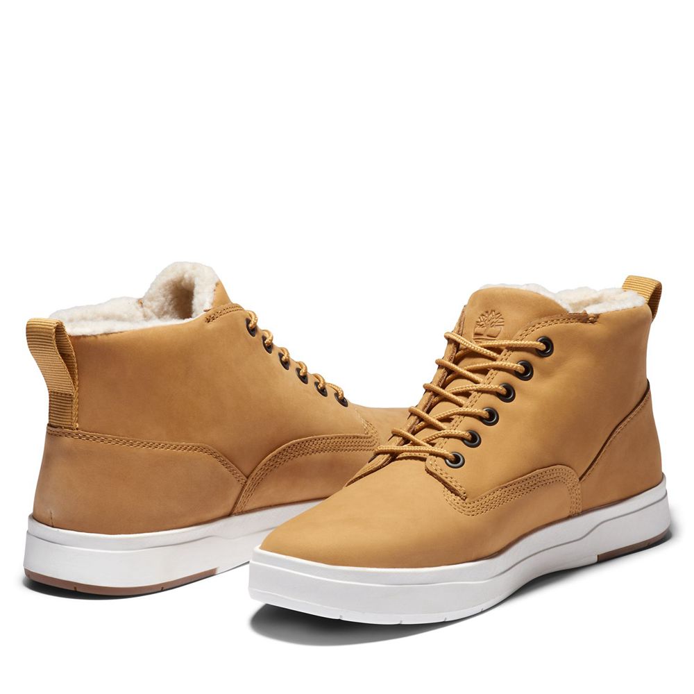 Botas de Seguridad Timberland Hombre Davis Square Waterproof Marrones - Chile RPL-394025